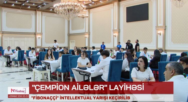 Naxçıvanda “Çempion ailələr” layihəsi çərçivəsində intellektual yarış keçirilib<font color=red> - VİDEO</font>
