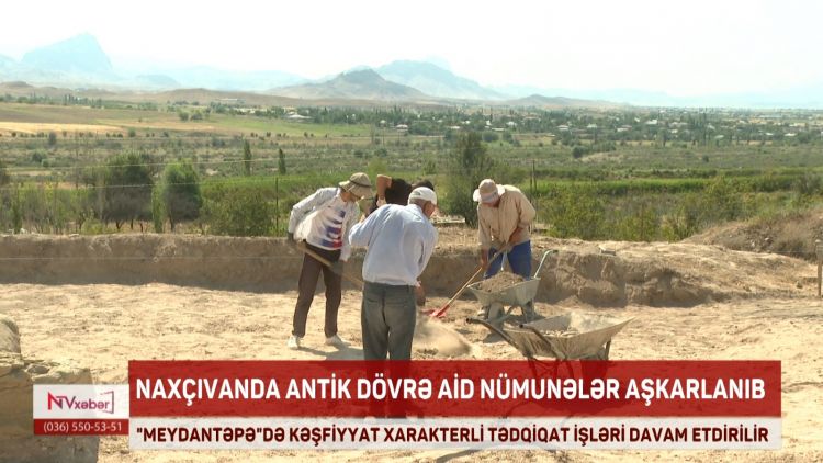 "Meydantəpə"də arxeoloji kəşfiyyat tədqiqatları davam edir<font color=red> - VİDEO</font>