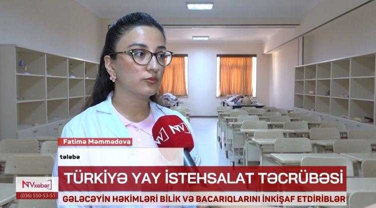 NDU-nun tələbələri Türkiyədə istehsalat təcrübəsi keçiblər<font color=red> - VİDEO</font>