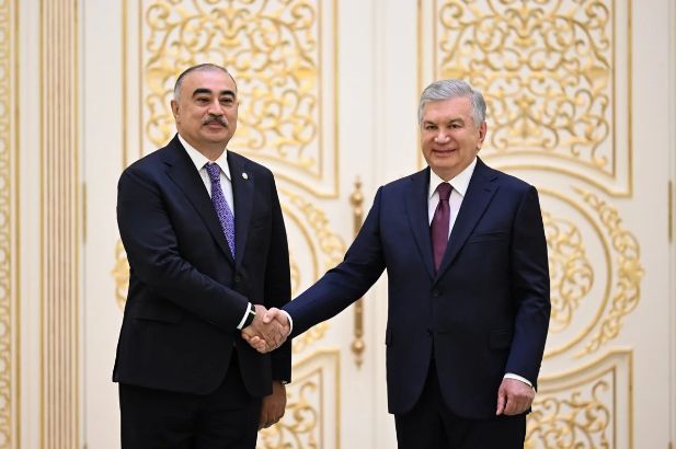 Rəşad Məmmədov etimadnaməsini Şavkat Mirziyoyevə təqdim edib<font color=red> - FOTOLAR</font>