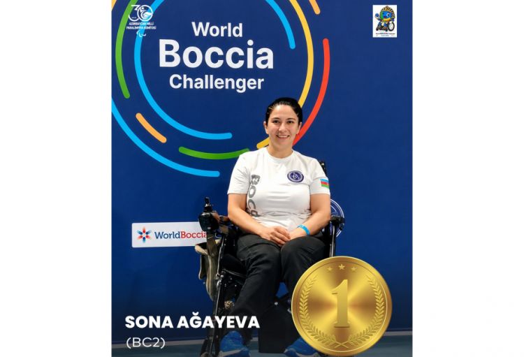 Azərbaycan paralimpiyaçısı reytinq turnirində qızıl medal qazanıb