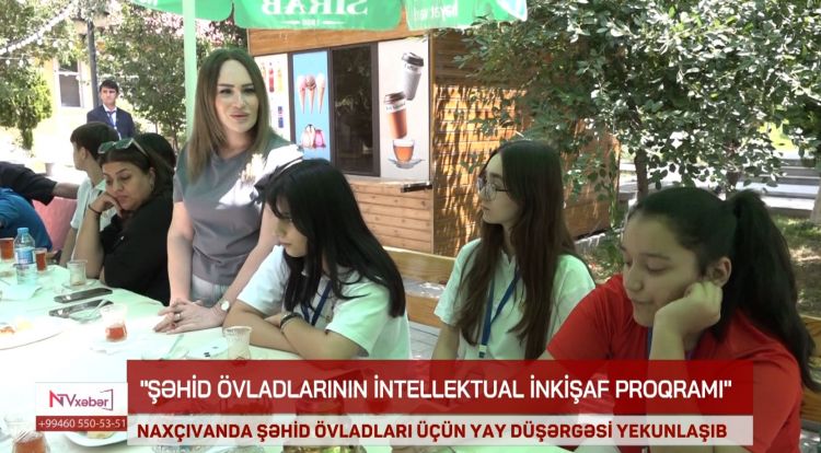 Naxçıvanda şəhid övladları üçün təşkil olunan yay düşərgəsi başa çatıb<font color=red> - VİDEO</font>