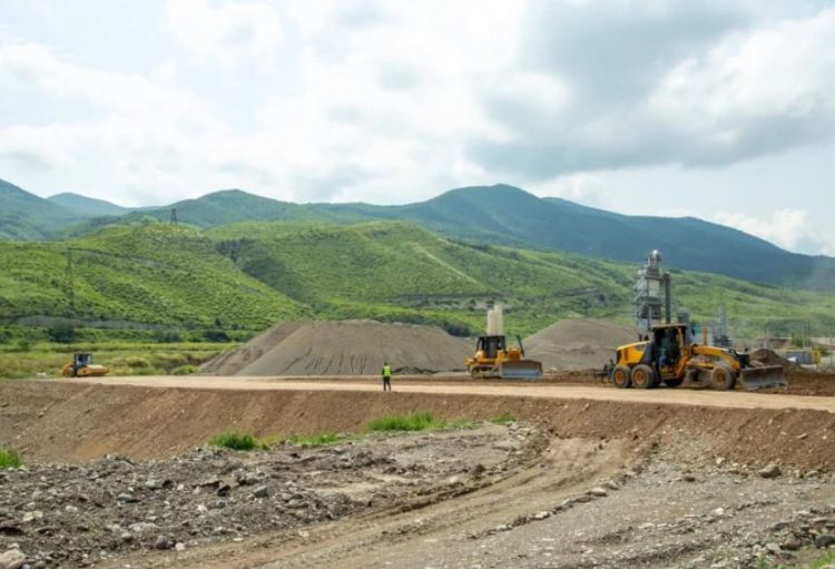 Ağdam-Xankəndi dəmir yolu xəttində tikinti işləri 44 faizədək başa çatıb 