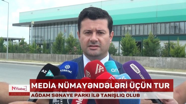 Media nümayəndələri Ağdam Sənaye Parkı ilə tanış olublar<font color=red> - VİDEO</font>