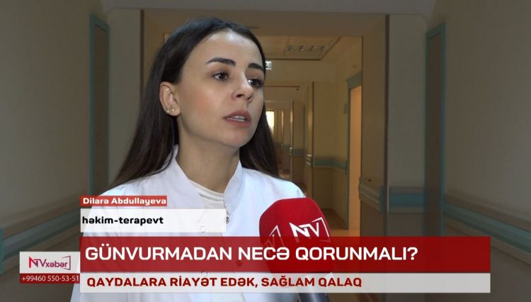 Günvurmadan necə qorunmalı?<font color=red> - VİDEO</font>