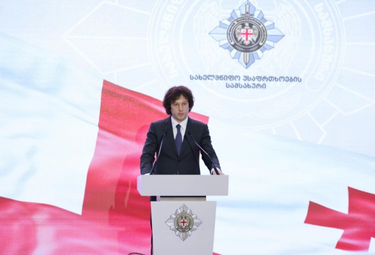 İrakli Kobaxidze: Gürcüstanda bir sıra təhdidlərin qarşısı alınıb