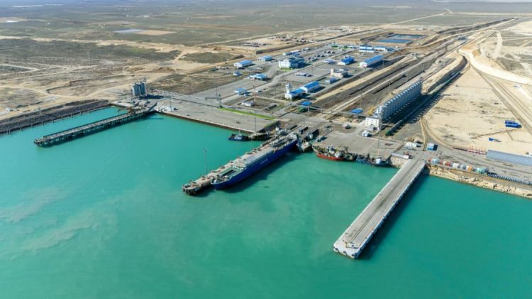 Qazaxıstanda Kurık limanının modernləşdirilməsi logistika proseslərinin səmərəliliyini artırır<font color=red> - FOTOLAR</font>