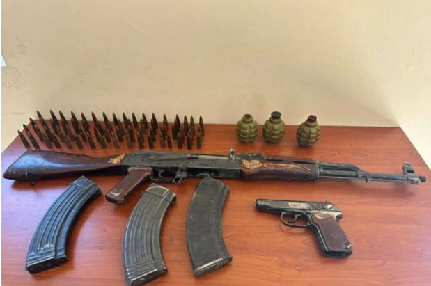 Ötən gün Azərbaycanda xeyli silah-sursat aşkarlanıb