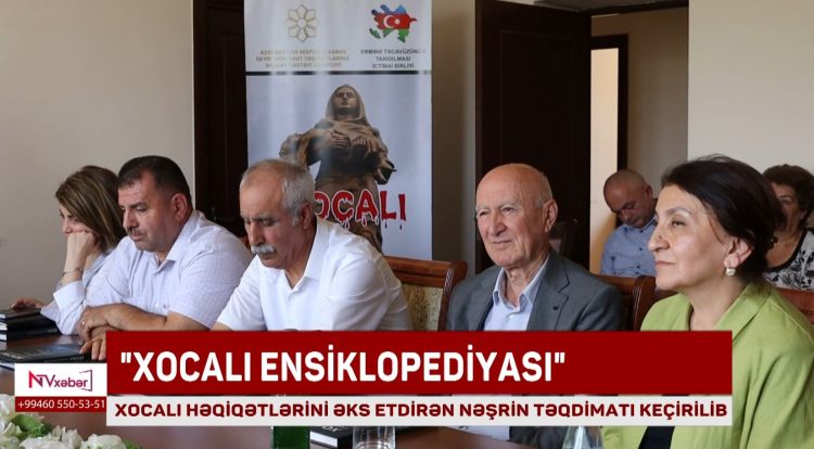 "Xocalı Ensiklopediyası"nın təqdimatı olub<font color=red> - VİDEO</font>