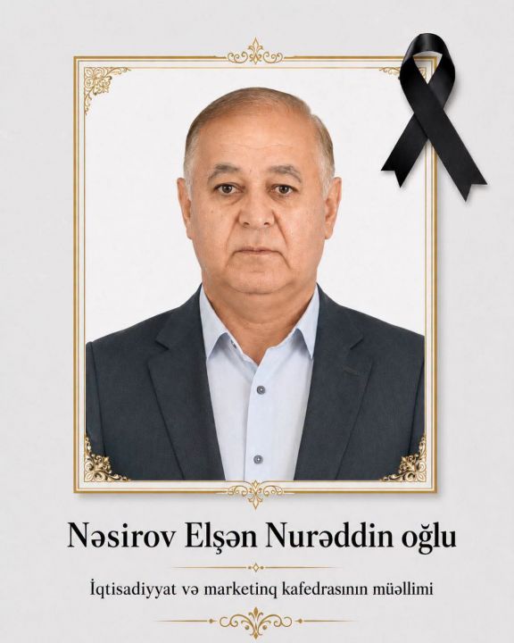 Naxçıvan Dövlət Universitetinin müəllimi vəfat edib