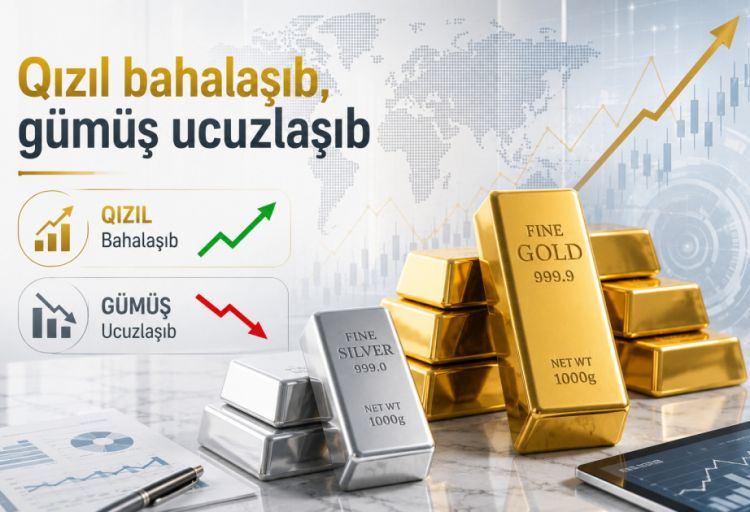 Birjalarda qızıl və gümüş qiymətləri