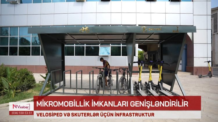 Naxçıvanda velosiped və elektrik skuterləri üçün yeni infrastruktur yaradılıb<font color=red> - VİDEO</font>