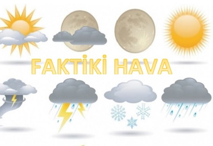 Bəzi yerlərdə arabir şimşək çaxır, yağış yağır<font color='red'> - FAKTİKİ HAVA</font>