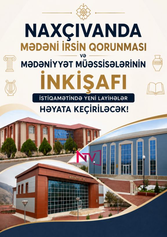 Naxçıvanda mədəni irsin qorunması və mədəniyyət müəssisələrinin inkişafı istiqamətində yeni layihələr həyata keçiriləcək