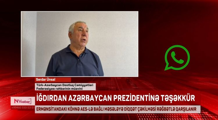 İğdırdan Azərbaycan Prezidentinə təşəkkür<font color=red> - VİDEO</font>