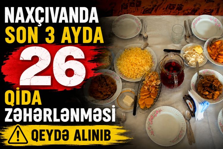 Naxçıvanda son 3 ayda 26 qida zəhərlənməsi qeydə alınıb<font color=red> - VİDEO</font>