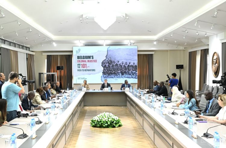 Bakıda Belçika müstəmləkəçiliyinə həsr olunan beynəlxalq konfrans keçirilir<font color=red> - FOTOLAR</font>