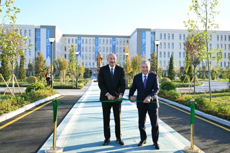 Daşkənddə Nizami Gəncəvi adına Milli Pedaqoji Universitetin açılışı olub<font color=red> - FOTOLAR</font>