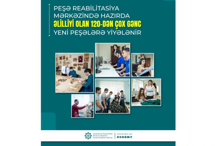 Əlilliyi olan 120-dən çox gənc yeni peşələrə yiyələnir
