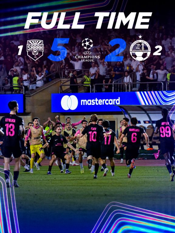 "Sabah" UEFA Çempionlar Liqasında əsas mərhələyə vəsiqə qazanıb 