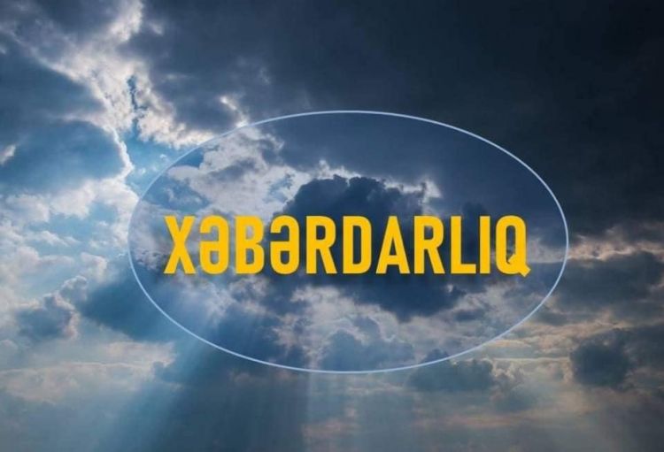 Növbəti 3 gündə hava şəraiti qeyri-sabit keçəcək<font color='red'> - XƏBƏRDARLIQ</font>