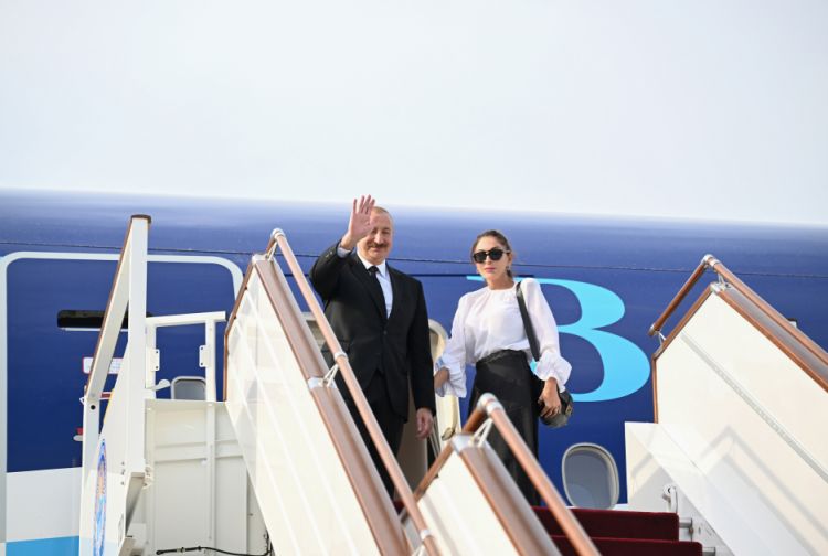 Prezident İlham Əliyevin Qırğızıstana səfəri başa çatıb<font color=red> - FOTOLAR</font>