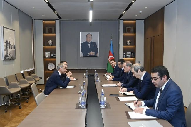 Ceyhun Bayramov ATƏT Parlament Assambleyasının Prezidenti ilə sülh gündəliyini müzakirə edib<font color=red> - FOTOLAR</font>