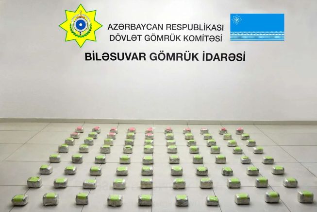 İrandan Rusiyaya aparılan marixuana Azərbaycanda saxlanılıb<font color=red> - FOTOLAR</font>