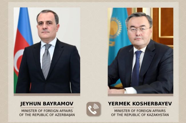 Azərbaycan və Qazaxıstan strateji münasibətlərinin cari gündəliyi müzakirə edilib