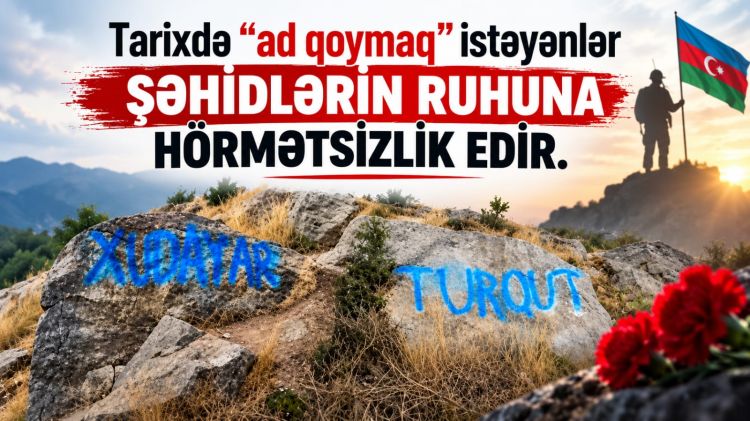 Tarixdə “ad qoymaq” istəyənlər şəhidlərin ruhuna hörmətsizlik edir<font color=red> - VİDEO</font>