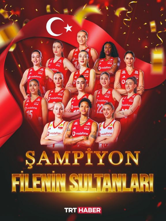 Türkiyənin voleybol millisi tarixində ikinci dəfə Avropa çempionu olub