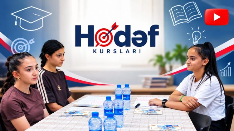 "Hədəf" kurslarından təhsil təşəbbüsü<font color=red> - VİDEO</font>