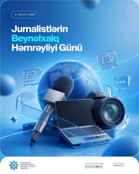 MEDİA Jurnalistlərin Beynəlxalq Həmrəyliyi Günü münasibəti ilə bağlı paylaşım edib