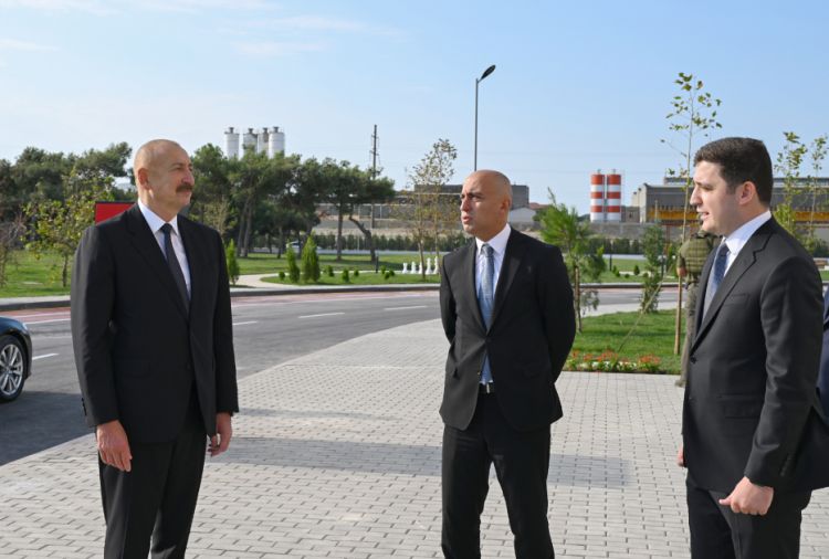 Prezident İlham Əliyev “SABAH.city” innovasiya şəhərciyinin birinci mərhələsinin açılışında iştirak edib<font color=red> - FOTOLAR</font>