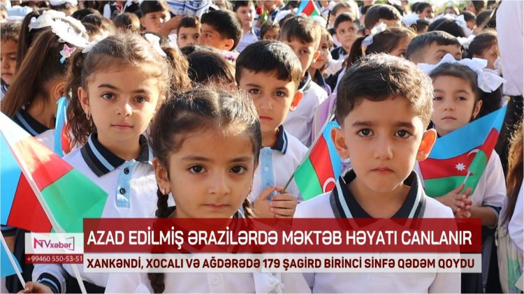 Azad edilmiş ərazilərdə məktəb həyatı canlanır<font color=red> - VİDEO</font>