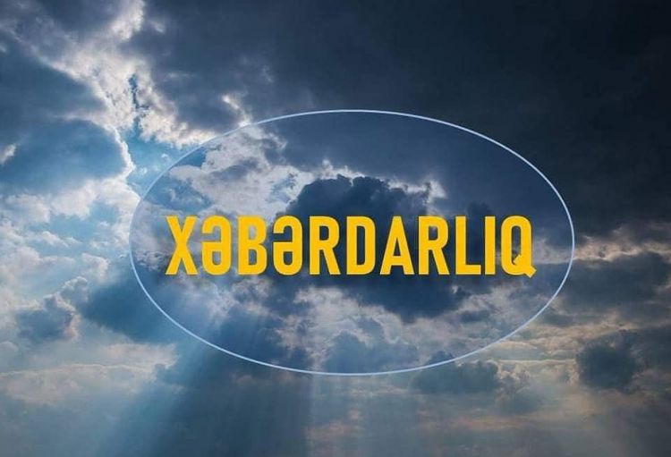 Leysan olacaq, dolu düşəcək, çaylarda sululuq artacaq 