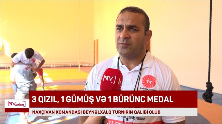 Naxçıvan komandası beynəlxalq turnirin qalibi olub<font color=red> - VİDEO</font>