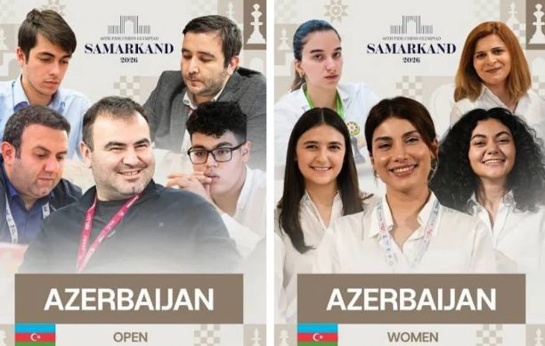 Azərbaycan yığmaları Özbəkistanda 46-cı Ümumdünya Şahmat Olimpiadasında mübarizəyə başlayır