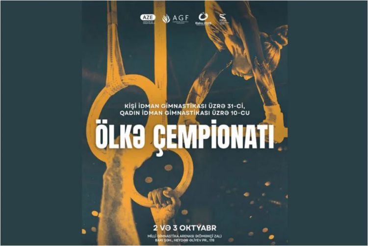İdman gimnastikası üzrə Azərbaycan çempionatı keçiriləcək