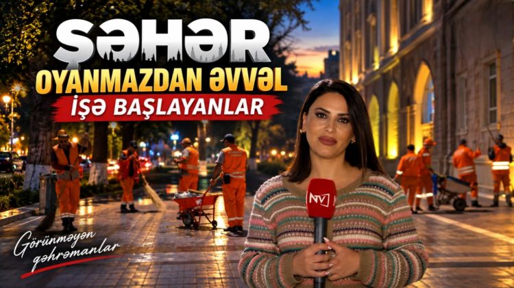 Şəhər oyanmazdan əvvəl işə başlayanlar<font color=red> - VİDEO</font>