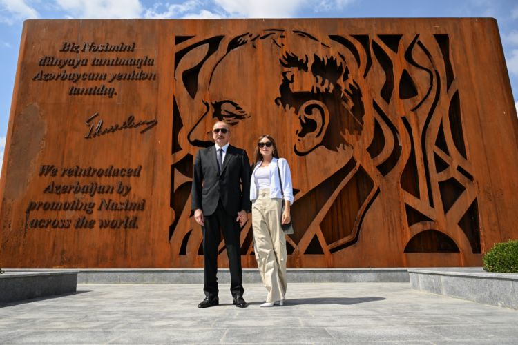Prezident İlham Əliyev Şamaxıda “Nəsimi Bağları” kompleksi ilə tanış olub<font color=red> - FOTOLAR</font>