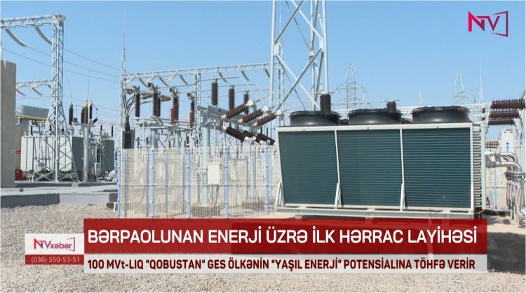 100 MVt-lıq “Qobustan” GES ölkənin “yaşıl enerji” potensialına töhfə verir<font color=red> - VİDEO</font>