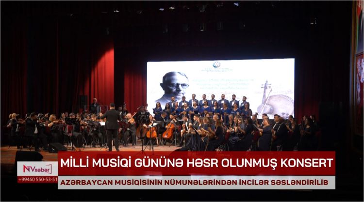 Naxçıvanda Milli Musiqi Gününə həsr olunan konsert keçirilib<font color=red> - VİDEO</font>