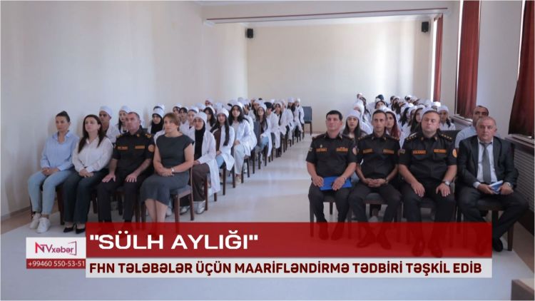 Naxçıvanda “Sülh aylığı” çərçivəsində maarifləndirmə tədbiri keçirilib<font color=red> - VİDEO</font>