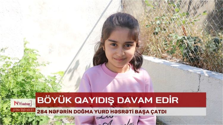 284 nəfərin doğma yurd həsrəti başa çatdı<font color=red> - VİDEO</font>
