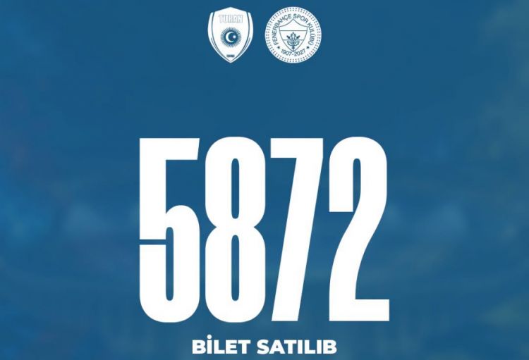 "Turan Tovuz" - "Fənərbağça" oyununa 1 saat ərzində 6 minə yaxın bilet satılıb