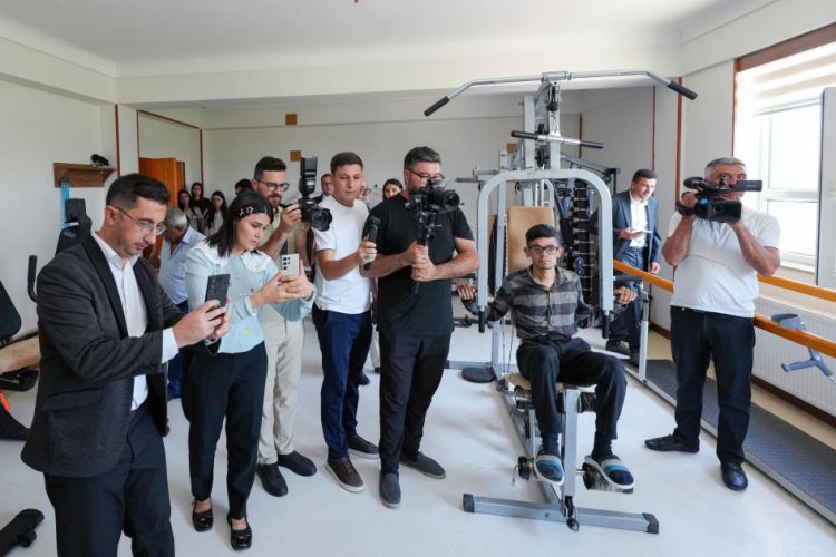Naxçıvanda reabilitasiya mərkəzinə mediatur təşkil olunub<font color=red> - VİDEO</font>