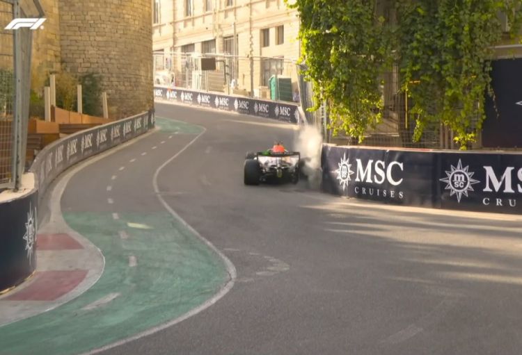 Formula 1: İkinci sərbəst yürüşdə qəza baş verib