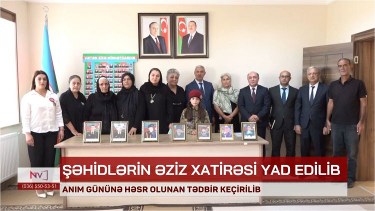 Şəhidlərin əziz xatirəsi yad edilib<font color=red> - VİDEO</font>
