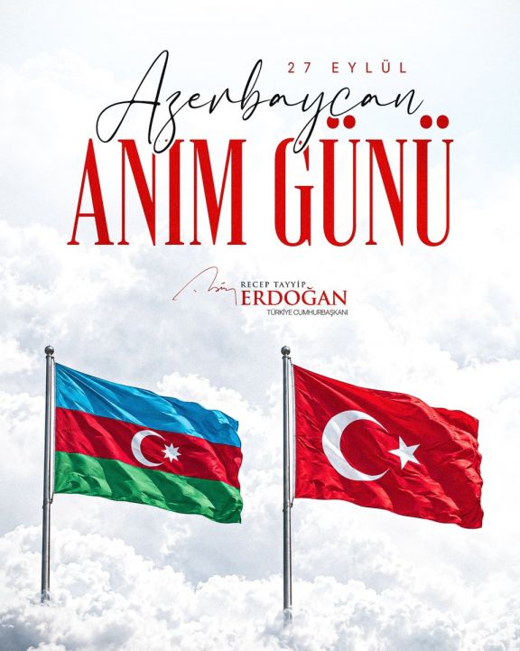 Ərdoğan: Qarabağ Azərbaycan torpağıdır, sonsuza qədər də belə qalacaq
